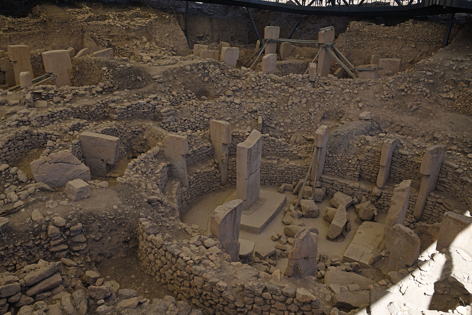 Overview of the excavated Enclosure C at Göbekli Tepe